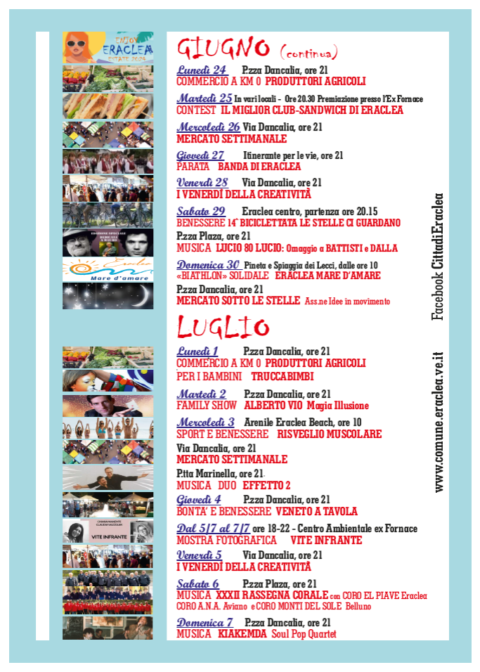 Eventi Estate 2024